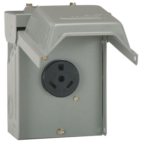 30 Amp RV Outlet Box, RV Electrical Panel with UL Listed 30 